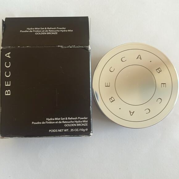 BECCA Other - NWT BECCA HYDRA-MIST SET & REFRESH POWDER in golden bronze
